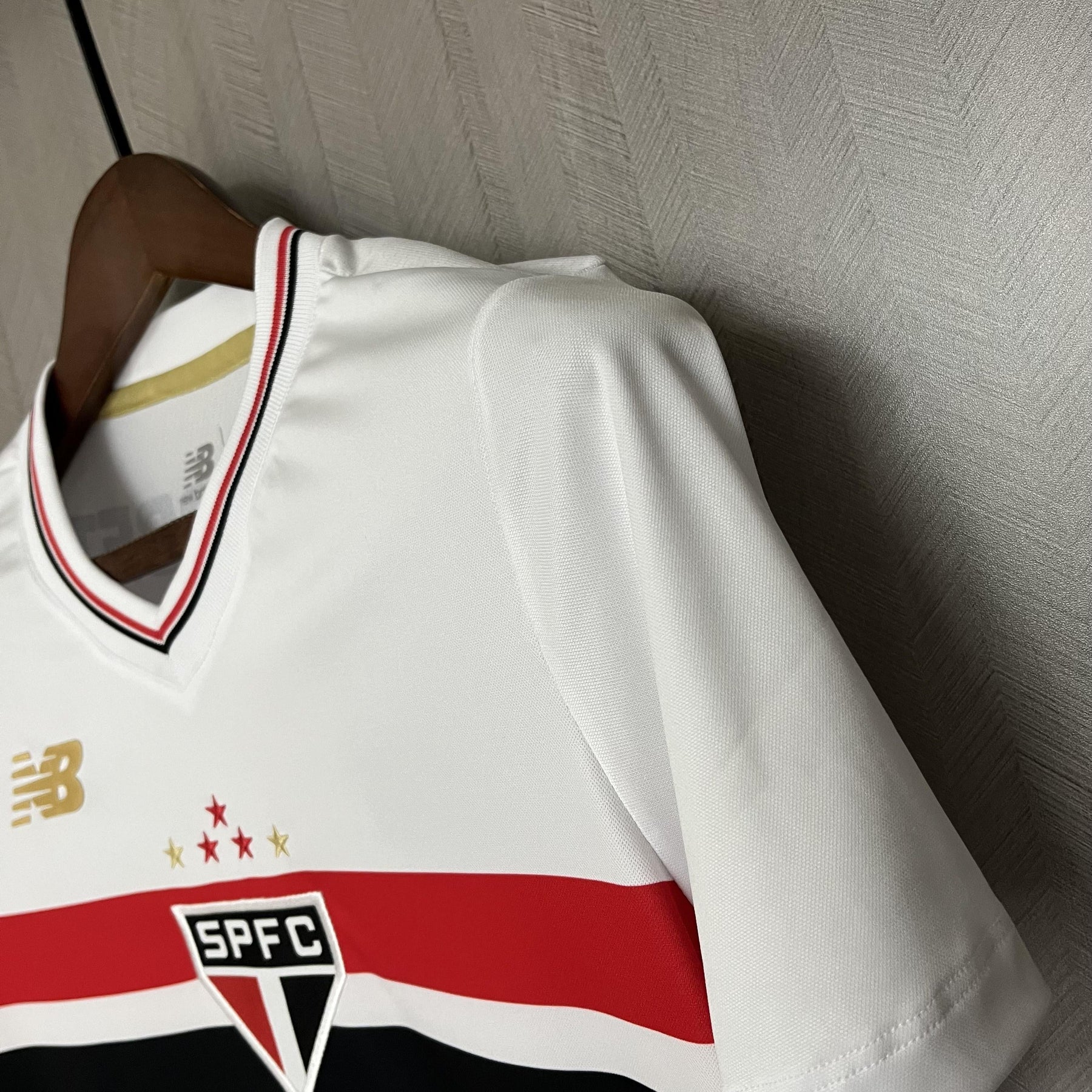 Camisa São Paulo Titular 25/26 - Versão Feminina Baby Look Branca