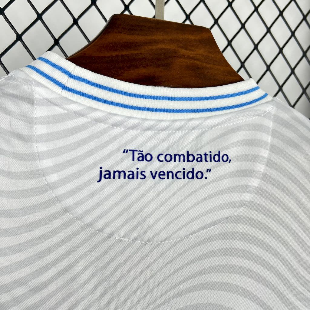 Camisa Cruzeiro Fora 25/26 - Branco Futsal Joma