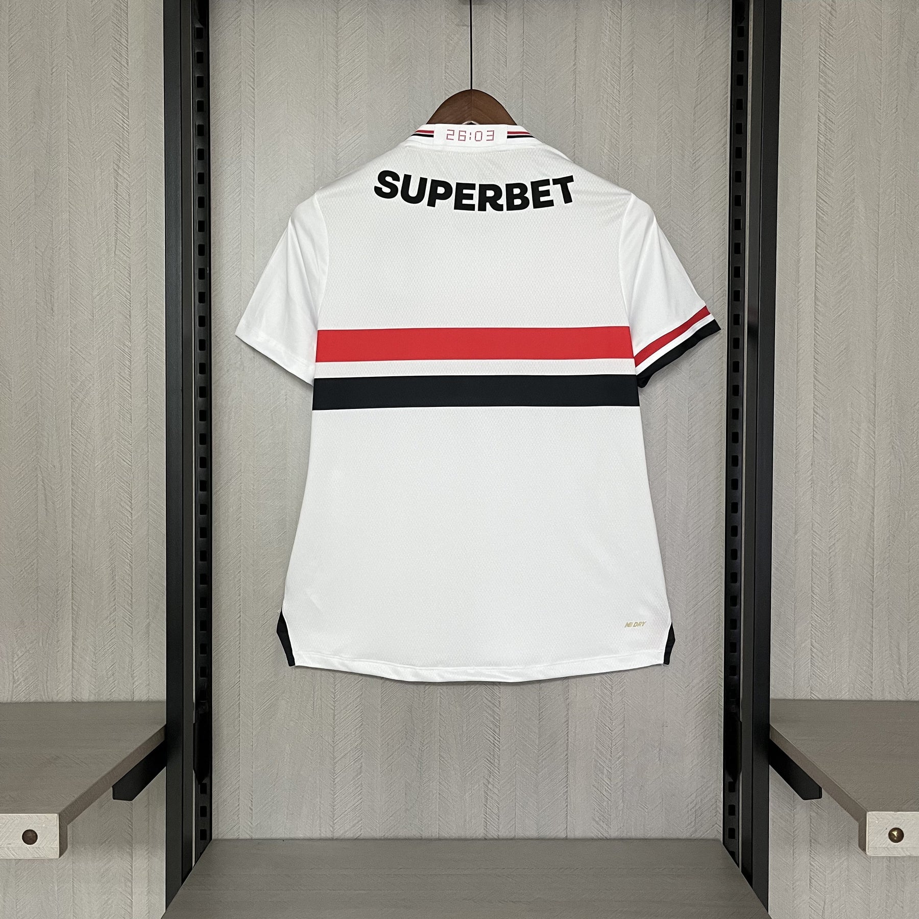 Camisa São Paulo Titular 25/26 - Versão Feminina Baby Look Branca