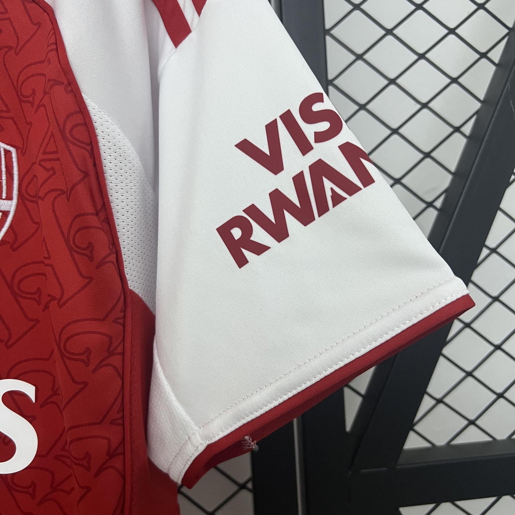Camisa Arsenal Titular 25/26 - Vermelho e Branco