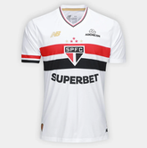 Camisa São Paulo Titular 25/26 - Branca