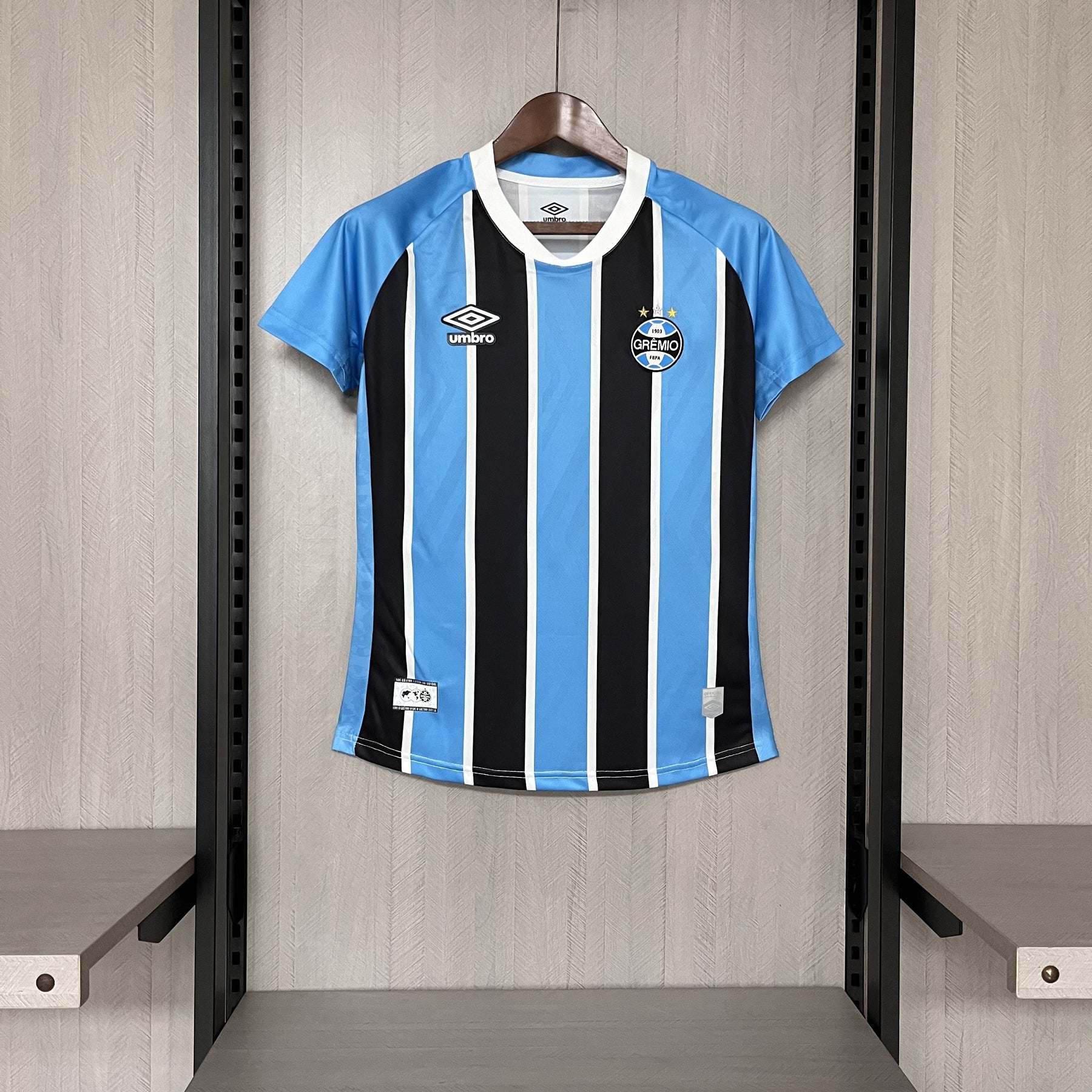 Camisa Grêmio Titular 25/26 - Versão Feminina Baby Look