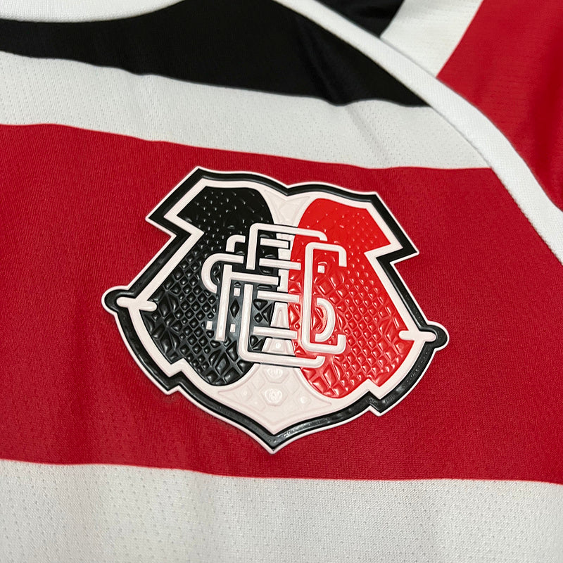 Camisa Titular Santa Cruz 25/26 - Vermelho e Preto