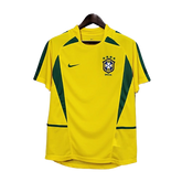 Camisa Brasil Titular 2002/03 - Versão Retrô Amarela