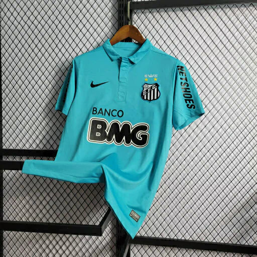 Camisa Santos Nike III 2012/13 - Versão Retrô Azul Neymar Jr