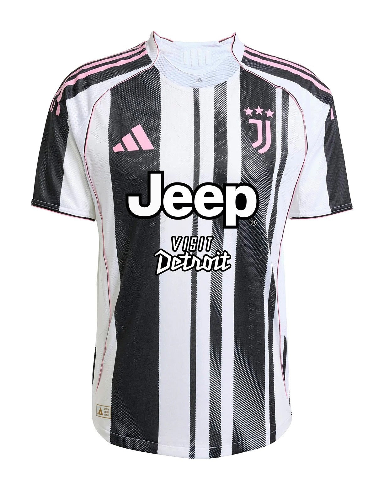 Camisa Juventus Titular 25/26 - Preto e Rosa