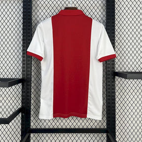 Camisa Ajax Polo Edição Especial 25/26 - Vermelho e Branco