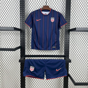 Conjunto Infantil Estados Unidos Fora 2025/26 - Azul
