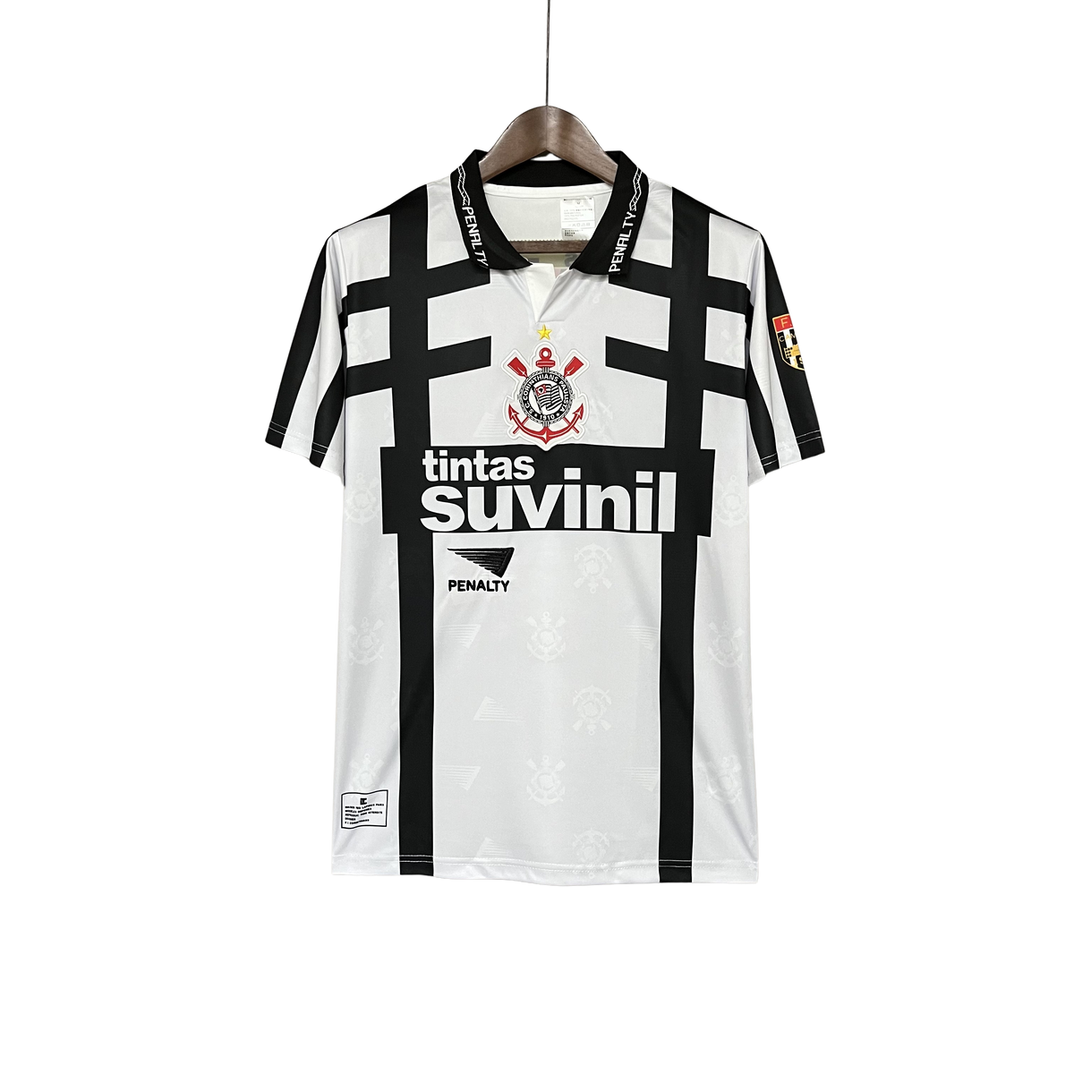 Camisa Corinthians III 1996 - Versão Retrô Branca Suvinil