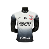 Camisa Corinthians Titular 2024/25 - Versão Jogador Preto e Branco