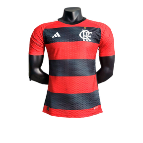 Camisa Flamengo Home 2023/24 Adidas Jogador Masculina - Vermelho e Preto