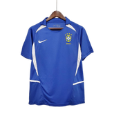 Camisa Brasil Fora 2002/03 - Versão Retrô Azul