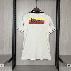 Camisa Corinthians Titular 1996 - Versão Retrô Branca Suvinil