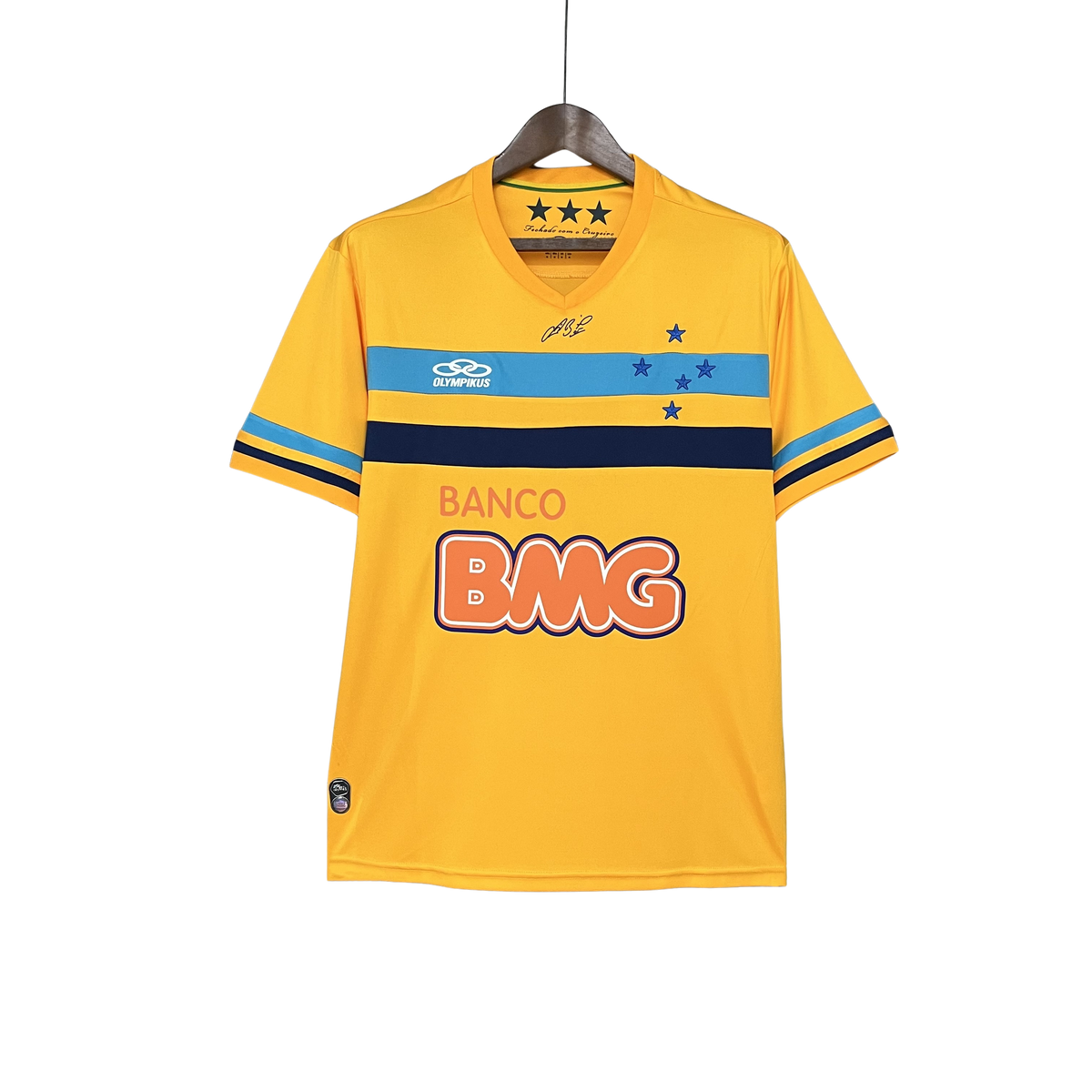 Camisa Cruzeiro de Goleiro 14/15 - Versão Retrô Amarela