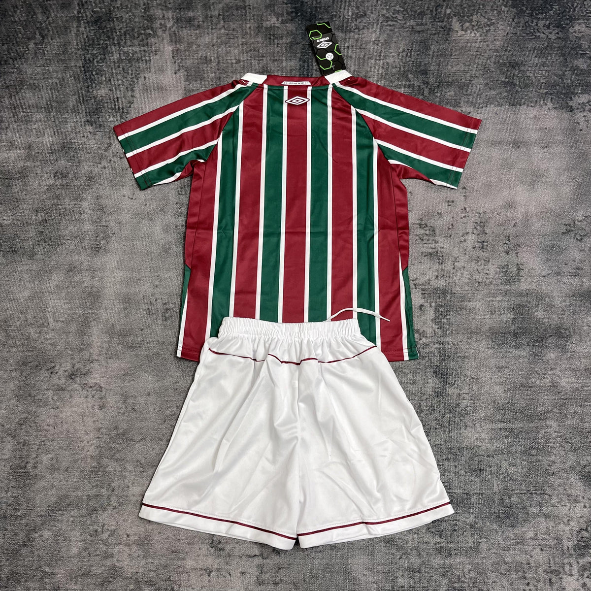 Conjunto Infantil Fluminense Titular 2025/26 - Vinho e Verde