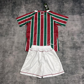Conjunto Infantil Fluminense Titular 2025/26 - Vinho e Verde