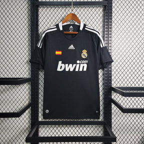 Camisa Retrô Real Madrid III Third Adidas 2008/09 Masculino Preto