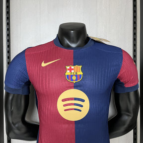 Camisa Barcelona Titular 2024/25 - Versão Jogador Spotify 2