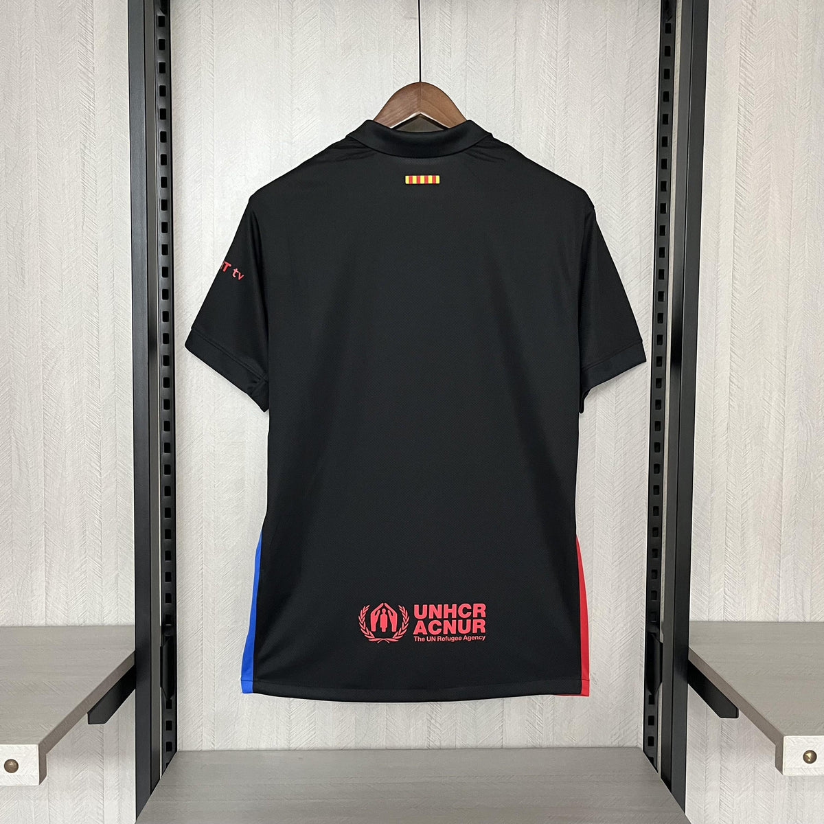 Camisa Barcelona Titular 24/25 - Versão Torcedor Preta Spotify