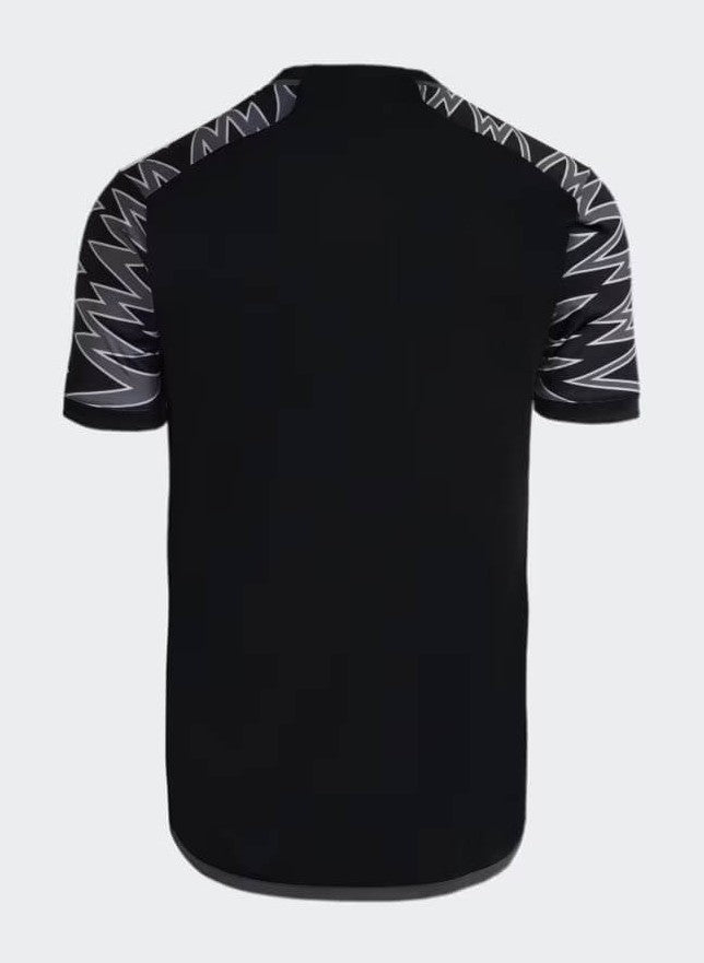 Camisa Galo Terceira 24/25 - Cinza e preta