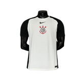 Camisa Corinthians Titular 2025/26 - Versão Jogador Preto e Branco