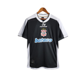 Camisa Corinthians Titular 2000 - Versão Retro Preta e branca