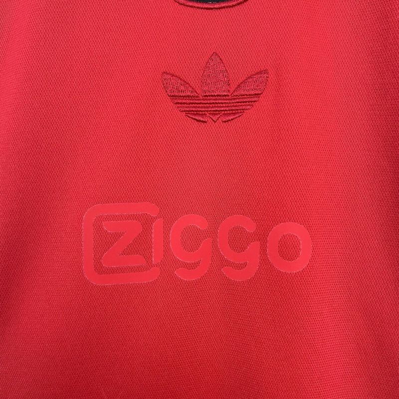 Camisa Ajax Polo Edição Especial 25/26 - Vermelho e Branco