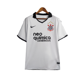 Camisa Corinthians Away 2011 - Versão Retrô Branca