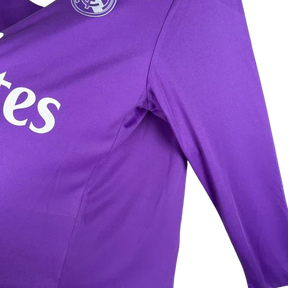 Camisa Retrô Real Madrid II Away Adidas 2016/17 Masculino  Roxo
