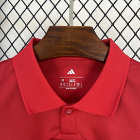 Camisa Ajax Polo Edição Especial 25/26 - Vermelho e Branco