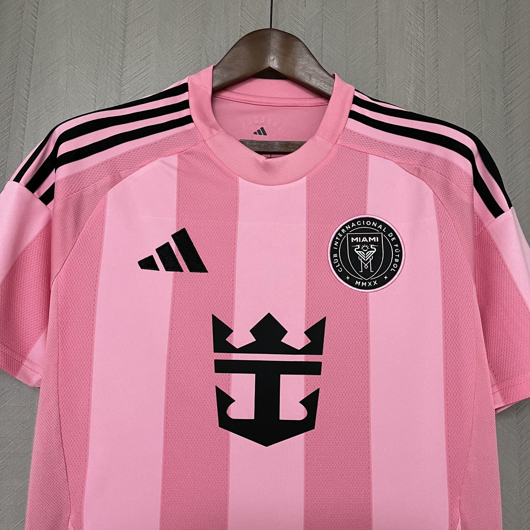 Camisa Inter Miami Titular 25/26 - Rosa Listrado