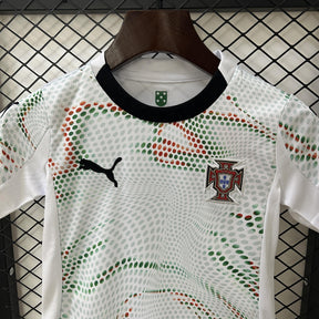 Conjunto Infantil Portugal Fora 25/26 - Branco