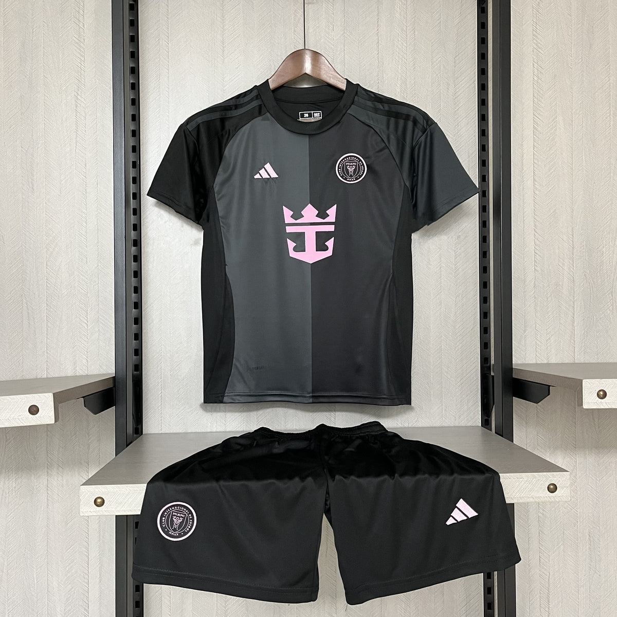 Conjunto Infantil Inter Miami Fora 25/26 - Preto