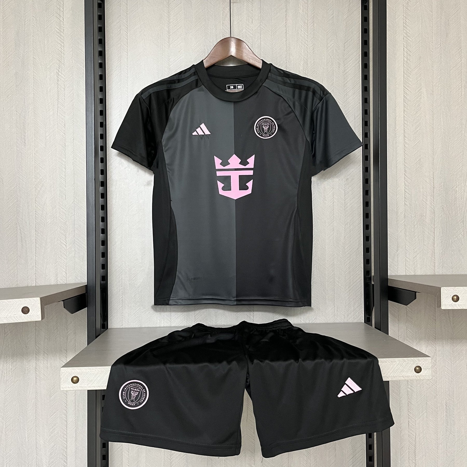 Conjunto Infantil Inter Miami Fora 25/26 - Preto