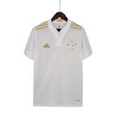 Camisa Cruzeiro Fora 21/22 - Branco e Dourado