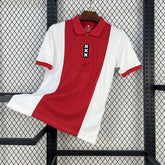 Camisa Ajax Polo Edição Especial 25/26 - Vermelho e Branco