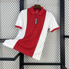 Camisa Ajax Polo Edição Especial 25/26 - Vermelho e Branco