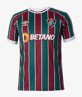 Camisa Fluminense Home 23/24 - Vinho e verde