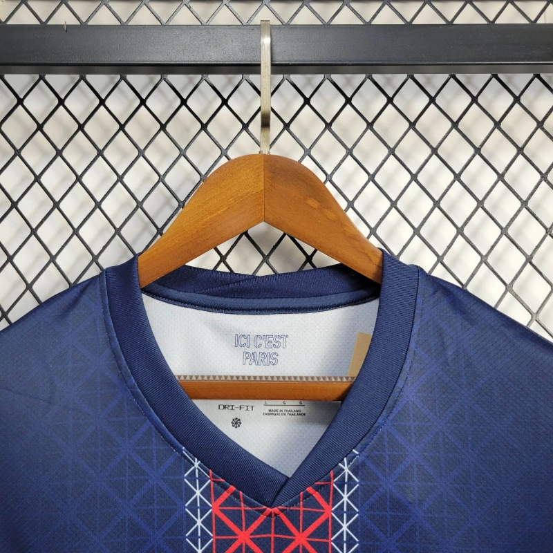 Camisa PSG Titular 25/26 - Azul e Vermelho
