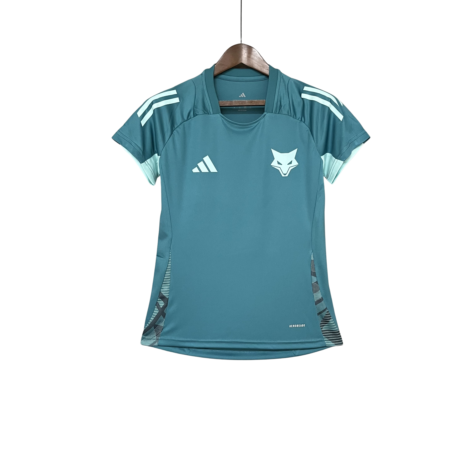 Camisa Cruzeiro de Treino 25/26 - Versão Feminina Baby Look Azul Turquesa