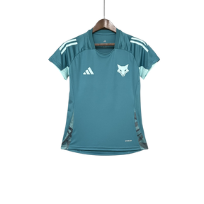 Camisa Cruzeiro de Treino 25/26 - Versão Feminina Baby Look Azul Turquesa