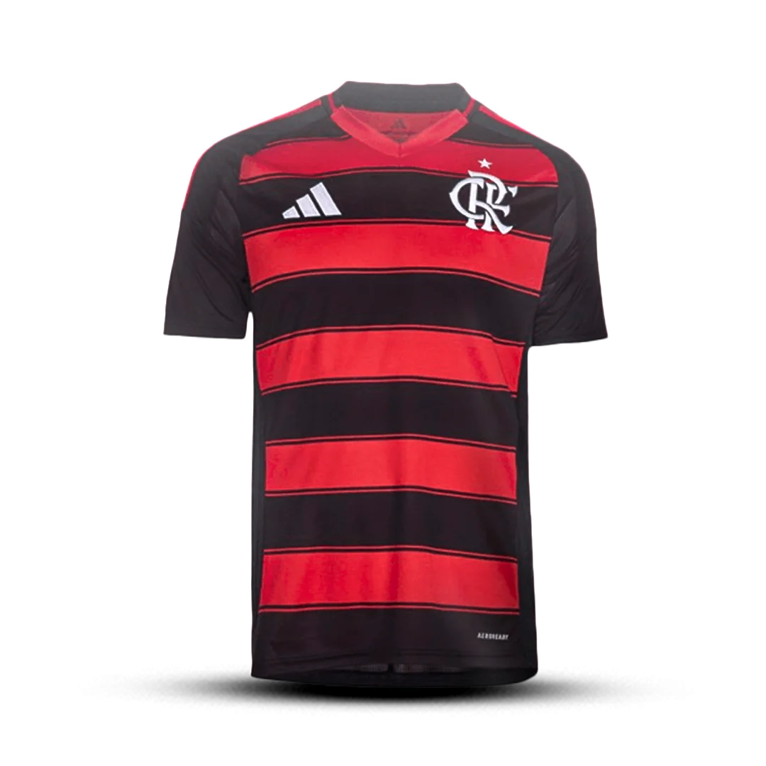 Camisa Flamengo Titular 25/26 - Vermelha e Preta