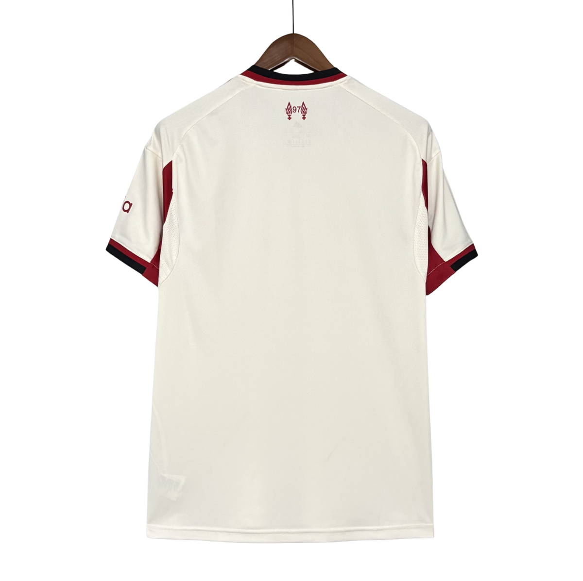 Camisa Liverpool Fora 25/26 - Branco e Vermelho