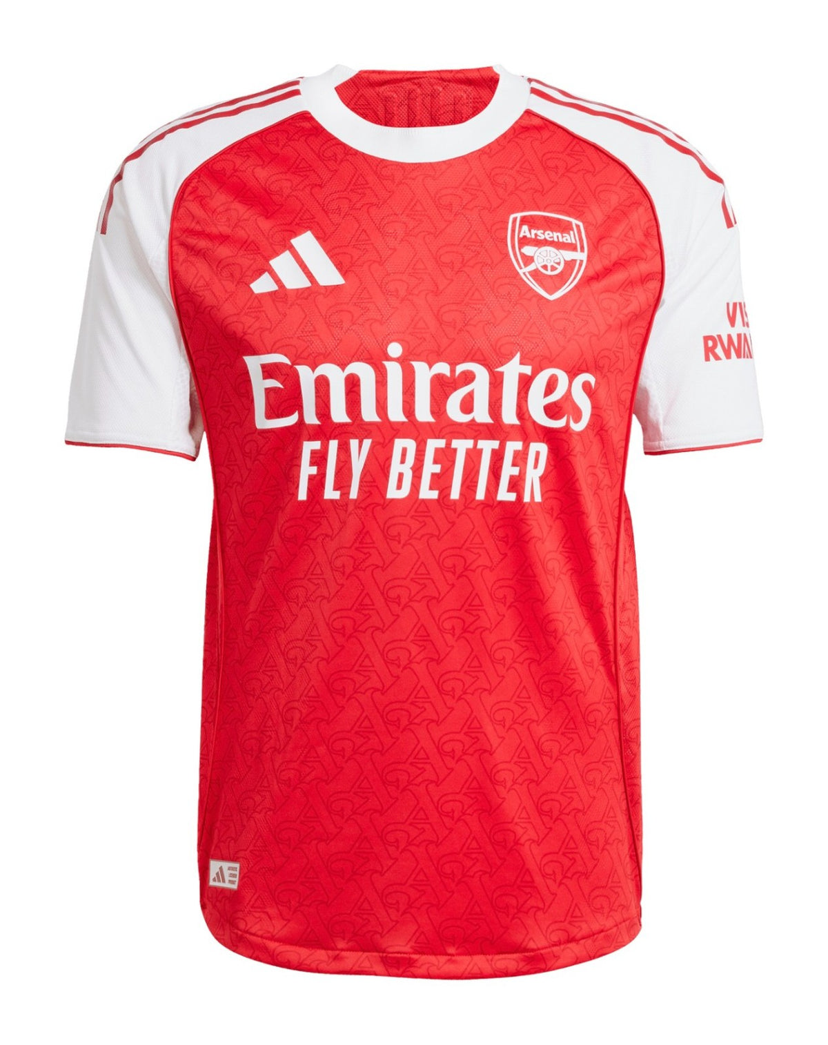 Camisa Arsenal Titular 25/26 - Vermelho e Branco