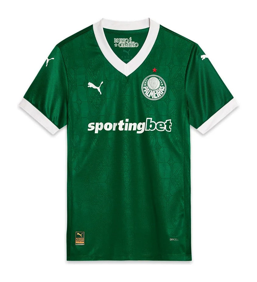 Camisa Palmeiras Titular 25/26 - Versão Torcedor Verde