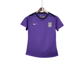 Camisa Corinthians de Treino 25/26 - Versão Feminina Baby Look Roxa