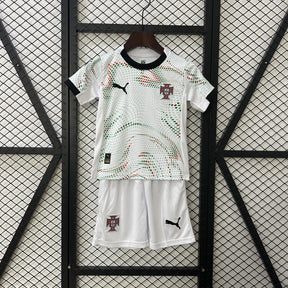 Conjunto Infantil Portugal Fora 25/26 - Branco