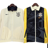 Jaqueta Corinthians Reversível 24/25 - Bege e Amarelo