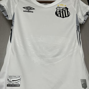 Camisa Santos Titular 24/25 - Versão Feminina Baby Look Branca