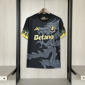 Camisa Aston Villa III 25/26 - Versão Torcedor Preta